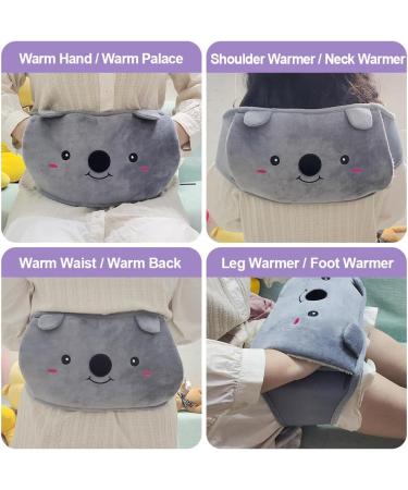 Rubber Hot Water Bottle with Soft Waist Cover - Purple | Soothe Neck, Shoulder, Back, Legs, and Waist with Warmth - Buy Online on GoSupps.com