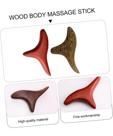 Buy Minkissy Acupressure Massage Device Set - 4 Wooden Tools for Body Leg & Foot Care | Best Quality Massage Devices - Buy Online on GoSupps.com
