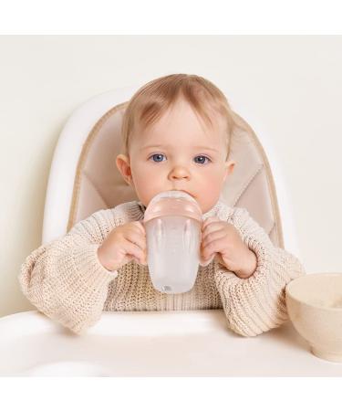 Haakaa Gen.3 Silicone Sippy Cup Peach - 8oz. Toddler Straw Trainer Cup - Buy Online on GoSupps.com