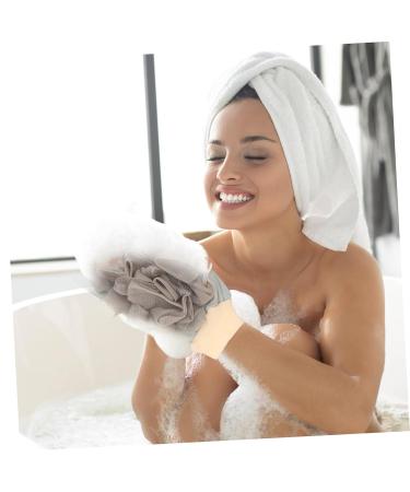 Healeved 2 Pcs Back Scrubbers | Exfoliating Bath Shower Scrubber & Loofah Gloves for Smooth Skin | International Shipping Available - Buy Online on GoSupps.com