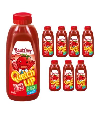 Bautz'ner Quetsch'Up Tomato Ketchup 450 ml Pots (Pack of 8)
