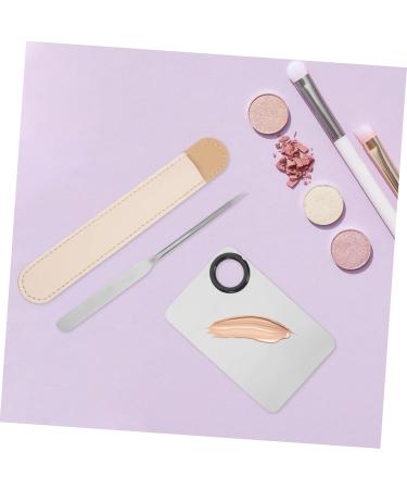 1 Ensemble Palette de M lange Acier Inoxydable Spatule pour Fond Art Ongles Pratique pour Salons de Beaut et Diy 17.5X7.5CM - Buy Online on GoSupps.com