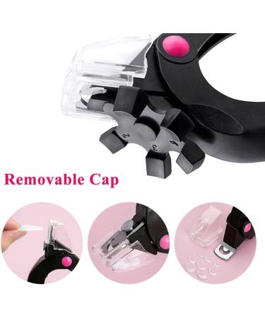 German Nail Clippers Acrylic Nail Clipper U Shaped Nail Edge Trimmers False Nail Tip Scissors Black - Buy Online on GoSupps.com