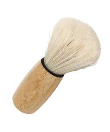 Salon Shaving Brush - Portable Wooden Handle Grooming Tool for Travel | Safe Beard Shaving Essentials - Buy Online on GoSupps.com