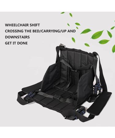 Patient Lift Transferring Belt Patient Lift Stair Slide Sling with 8 Handles and Safety Straps 220 Lb Max Load and Durable Skin Friendly Fabric for Transferring Seniors Handicapped - Buy Online on GoSupps.com