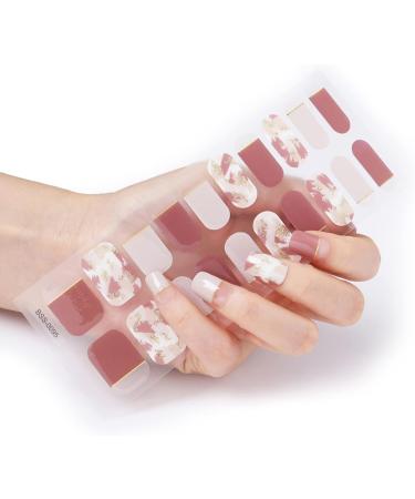 Premium Nail Stickers for Semi-Hardened Gel Nails - 20 Moded Design Gel Nail Polish Envelopes | Perfect for UV/LED Lamp Use - Buy Online on GoSupps.com