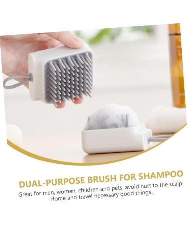 Beatifufu 2-Piece Shampoo Brush Set | Unique Scalp Massager & Shower Hair Cleaning Comb for Ultimate Hair Care - Buy Online on GoSupps.com