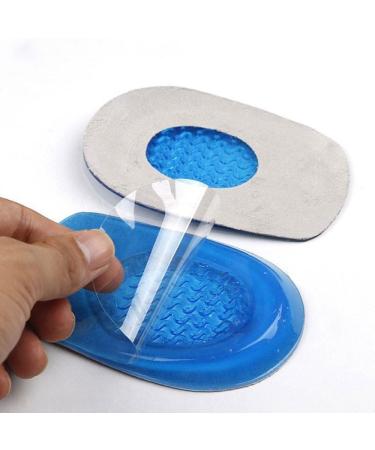 XINIFOOT Soft Gel Heel Cup Supports - Silicone Heel Protectors - Gel Heel Pads for Plantar Fasciitis - Silicone Gel Heel Cups for Tired Feet Damaged Heel- UK Size 4-7 Women: UK 4-7 - Buy Online on GoSupps.com