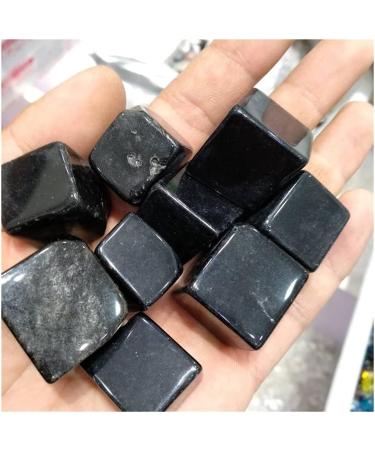 Natural Crystal Rough 9pcs Natural Cube Black Obsidian Quartz Crystal Stone Rock ChipsStone Quartz Crystals Natural StonesCrystal dingchi - Buy Online on GoSupps.com