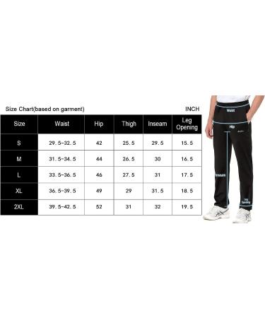 Men's Workout Athletic Pants - Elastic-Waist Drawstring for Sport, Exercise & Travel - Quick-Dry Stretchy - X-Large - Buy Online on GoSupps.com