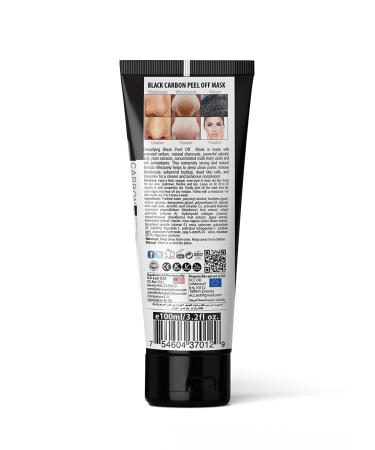 Hollywood Style Black Peel Off Mask 3.2 Oz - Skin Detox and Pore Cleansing - Buy Online on GoSupps.com