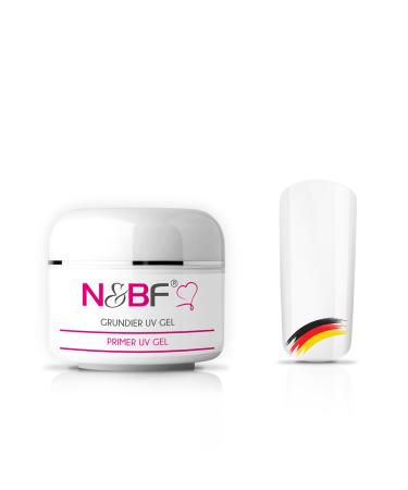 Nails Factory |UV Grundiergel Mittelpiskos 15ml |Painting gel transparent for strong liabilityMade in Germany |Basegel for priming the natural nail |Primergel self -smooth acid -free 15 ml (1 -pack)