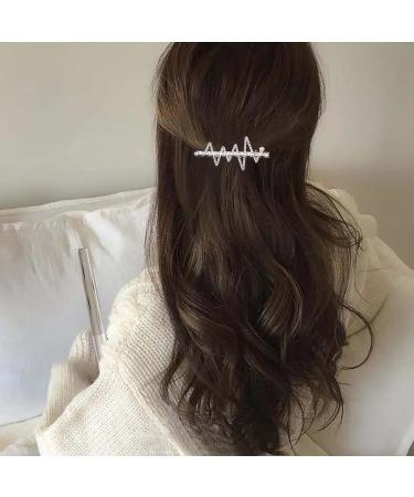Inilbran Vintage Crystal Pearl Hair Clip Gold Rhinestone Wedding Hair Barrettes French Crystal Hairpin Barrette Sparkly Cz Hair Pins Hairclip Decorative Crystal Wedding Headpieces for women - Buy Online on GoSupps.com