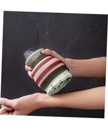 Beavorty 3 Sets Moxibustion Pot & Electric Facial Massage Device - Ceramic Moxa Burner for Full Body Massage & Relaxation - Buy Online on GoSupps.com