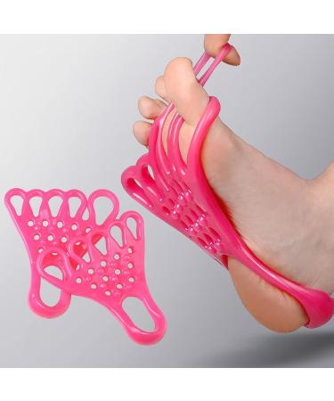 Bunion Corrector Toe Stretch Belt - Adjustable Pink Brace for Claw Toe Correction in Women and Men - Foot Relaxation Splint with Toe Straighteners - Buy Online on GoSupps.com