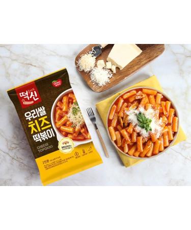 Spicy and Sweet Rice Cake Korean Cheese Tteokbokki 332g (2 Servings) - Buy Online on GoSupps.com