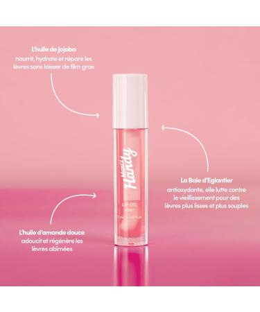 Merci Handy - Lip Care Kit - Lip Oil Duo (Watermelon & Cherry) - Nourishing Gloss with Jojoba Oil and Castor Oil - Mirror Shine Effect - Buy Online on GoSupps.com