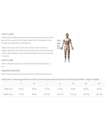 Underworks Inguinal Hernia Comfort Support Brace - Medium 33-36" Waist with Hot/Cold Therapy Pads - Buy Internationally - Buy Online on GoSupps.com