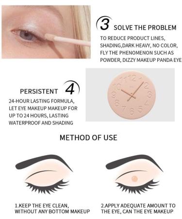 Eyes Base Waterproof Cream Makeup Primer Gel Eye Under Cosmetic Prolong Shadow Base Tool F6K5 Lasting Primer Maquiagem Makeup White - Buy Online on GoSupps.com
