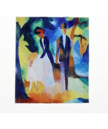 Artis Vivendi Velour Glasses Case - August Macke 'People at the Blue Lake' - International Shipping Available - Buy Online on GoSupps.com