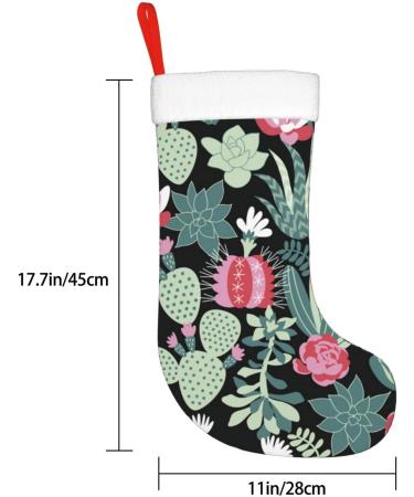 Ffexs Marble Velvet Christmas Socks - One Size Cactus Design for New Year & Holiday Cheer - Shop Internationally Now! - Buy Online on GoSupps.com
