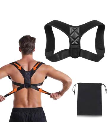 Back Posture Corrector Back Straightener Posture Brace Adjustable Posture Correcting Brace Upper Back Brace Posture Corrector Spine Straightener for Men and Women with a Storage Bag