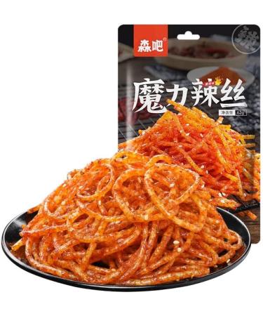 Spicy noodle web celebrity latiao snacks 62g/packet big spicy piece nostalgia spicy Gluten casual snacks Very spicy Spicy stick (Mix and match spicy strips 2 pack) - Buy Online on GoSupps.com