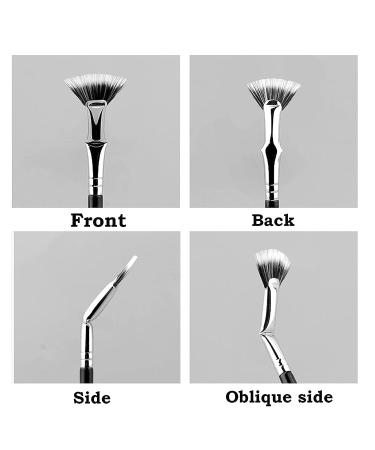 Dolly Mascara Fan Brush Set - Angled Fan Shaped Eyelash Brushes for Perfect Lashes (5PCS) - Buy Online on GoSupps.com