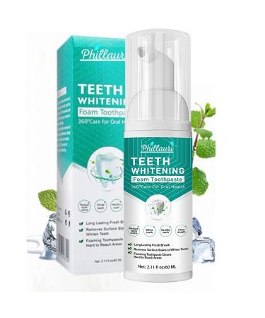 Foaming Toothpaste Stain Removal Toothpaste for Sensitive Teeth (60ml)
