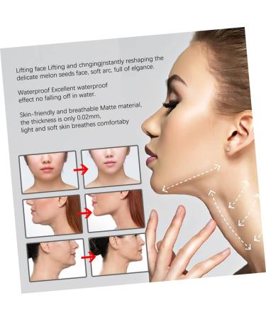 SOESFOUFU 80pcs V-type Lift Face Pasters Face Chin Lift Tapes Skin Lift Tape Face Tape Lifting Invisible Tape Invisible Sticker Invisible Face Tapes Tape for Face Lifting - Buy Online on GoSupps.com