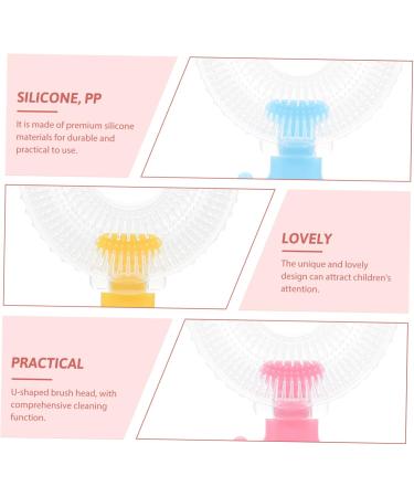 Minkissy U-Shaped Toothbrush for Children 6-Pack Manual Whole Mouth Cleaning Brush - Buy Online on GoSupps.com