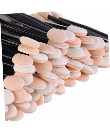 Angoily 100 Pcs Eyeshadow Eye Shadow Sponge Applicator Makeup Tools Eye Shadow Brush Disposable Sponge Brush Size 2 Black - Buy Online on GoSupps.com