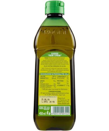 Monini Classico Press and Press Extra Virgin Olive Oil Squeeze Extra Virgin Olive Oil PET 450ml - Buy Online on GoSupps.com