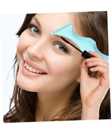 Mipcase 2pcs Silicone Beauty Ruler Makeup Lipstick Eyeliner Silicone Stencil Silicone Board Cosmetic - Buy Online on GoSupps.com