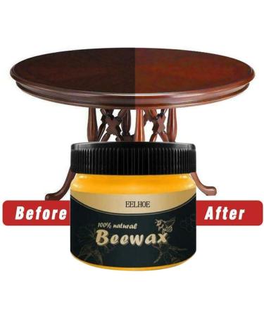 Rodam 2pcs Wood Seasoning Beewax Furniture Care Home Cleaning Multipurpose Natural Beeswax Furniture Care Complete Solution Beeswax Wood Polish Waterproof & Wear-Resistant Beeswax Polish -2.99oz/pcs - Buy Online on GoSupps.com
