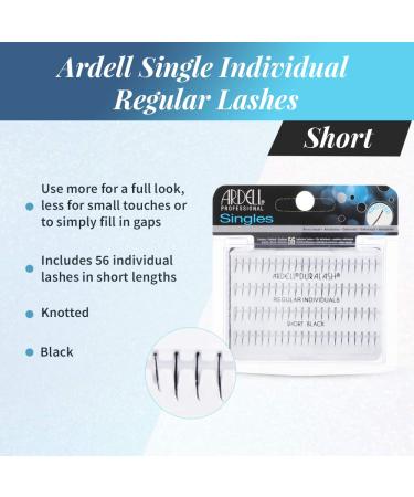 Ardell False Eyelashes Regular Short Black 4 Pack - Natural Look and Easy Application - Buy Online on GoSupps.com
