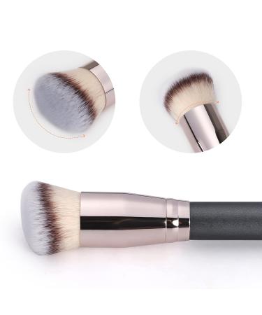 TEOYALL Angled Kabuki Foundation Brush | Dense Synthetic Contour Brush - Buy Online on GoSupps.com