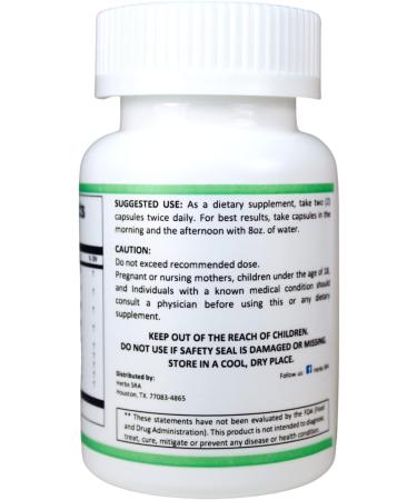 Herbs SRA Liver Detox - Potent Cleanse & Support with Milk Thistle, Dandelion & Turmeric - 120 Capsules - Buy Online on GoSupps.com
