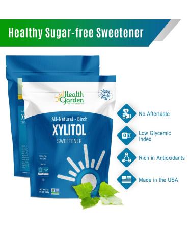 Health Garden Birch Xylitol Sweetener 5 LB (Pack of 2) - Non GMO, Kosher, Made in USA - Keto Friendly - Buy Online on GoSupps.com