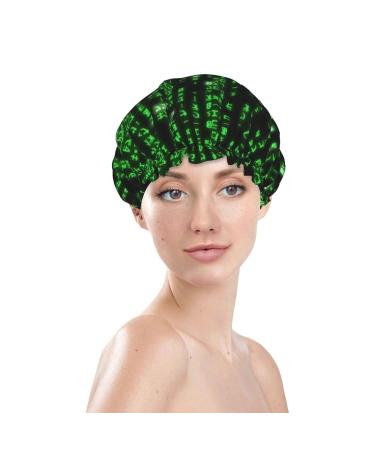 Hacker Age Waterproof Shower Cap - Fits All Head Sizes and Hair Textures for Women - Buy Online on GoSupps.com