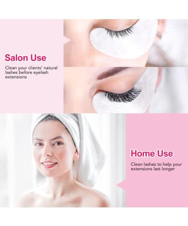 Lash Shampoo Concentrate 5ml x 5 - Non-Irritating Lash Cleanser for Extensions | Prolong Lash Care | Rose Scent | Salon Quality Eyelash Cleaning - Buy Online on GoSupps.com