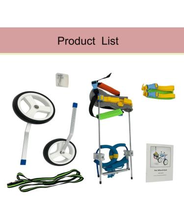 HeoBam Pet Wheelchair for Handicapped Hind Legs Small Dog Cat Doggie Two Wheels Adjustable Dog Wheelchair cart 7 Sizes for hind Legs Rehabilitation (S) - Buy Online on GoSupps.com