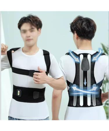 ZUIAI Adult Hunchback Orthodontic Men's Special Improvement Hunchback Hunchback Back Correction Artifact Posture Belt(Medium) Medium D