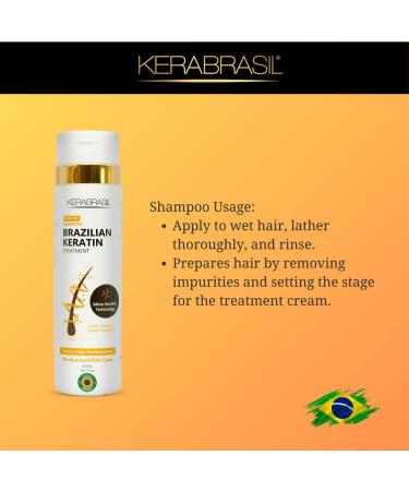Brazilian Keratin Shampoo 300ml | Deep Repair & Strengthening | Smooth & Manageable Hair - Shop Now - Buy Online on GoSupps.com
