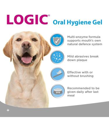 Logic Oral Hygiene Gel for Cats and Dogs 70 g with Finger Toothbrush 1 Count ( Pack of 1) 70 g (Pack of 1) - Buy Online on GoSupps.com