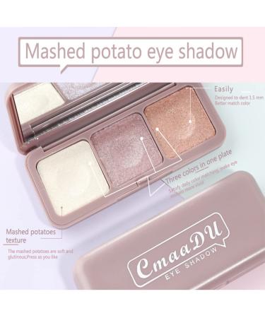 FAEYLI 3 Color Eyeshadow Palette | High Pigment Matte Shimmer | Long-Lasting Nature Makeup Palette - Buy Online on GoSupps.com