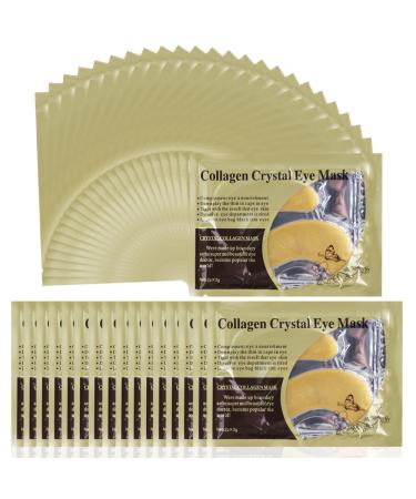 30 pairs - eye pads against dark circles - collagen -eye mask - eyelid patch for wrinkles under the eyes removal of eye pockets swollen