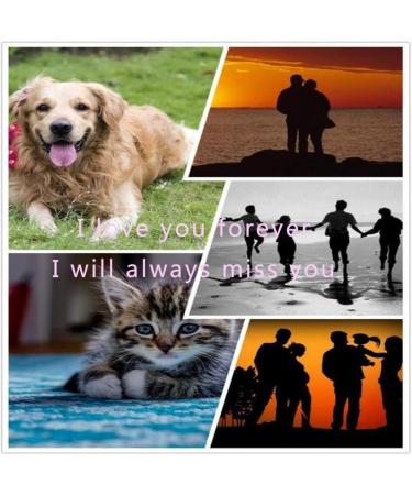 Shop Lodmloer Memorial Sacred Hall Glass Necklace | Heart Crown Stopper Ball | Urn Jewelry for Souvenir & Essential Oils | 60cm - Buy Online on GoSupps.com