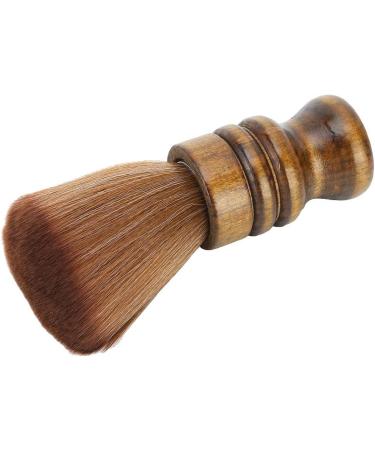 Professional Barber Fiber Wooden Handle Cutting Neck Duster Broken Hair Sweep Brush Hair Cutting Neck Duster Brush Neck Face Duster for Salon Stylist - Buy Online on GoSupps.com