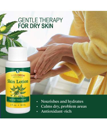 Shop Organix South TheraNeem Naturals Neem Therapy Skin Lotion 1 fl oz - Herbal Skincare Solution - Buy Online on GoSupps.com